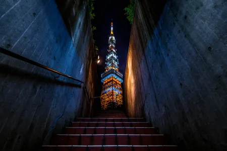 Professionally edited Japanese photograph with enhanced artistic elements and photographic techniques